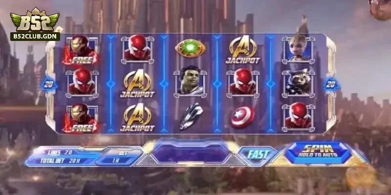 Săn thưởng hấp dẫn cùng siêu nổ hũ anh hùng